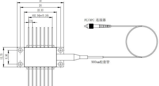 1030nm 200mW 100KHz DFB Butterfly Laser Diode